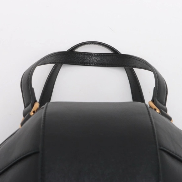 Gucci Basketball Shaped Hand Bag - Black Leather - Picture 6 of 11